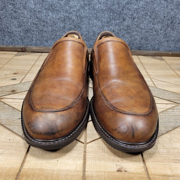 ECCO Mens Vitrus III Chestnut Slip On Loafers Driving Dress Shoes US 10 EUR 44 - Picture 3 of 11